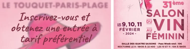 Château Gûnes au 31ème Salon du Vin au Féminin du Touquet-Paris-Plage.  9-11 février 2024