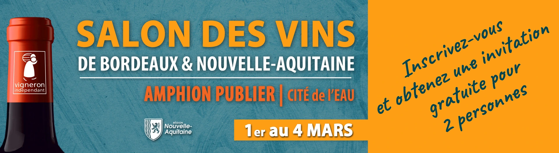 29th Salon des Vins des Vignerons Indépendants in Publier
