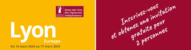 Château Gûnes at 18th Salon des Vins des Vignerons Indépendants in Lyon. March 15-17, 2024.