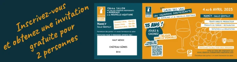 Château Gûnes au 15ème Salon des Vins des Vignerons Indépendants à Nancy 2025