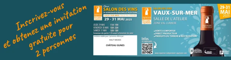 Château Gûnes au 13ème Salon des Vins des Vignerons Indépendants à Vaux-sur-Mer 2025