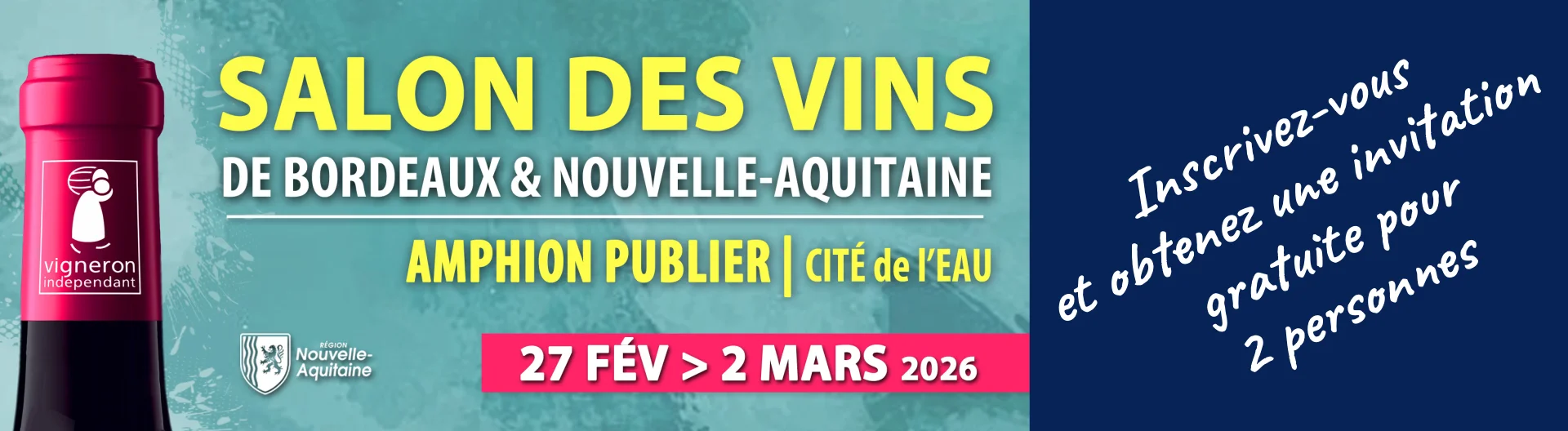 Château La Croix des Gûnes at the 31st Salon des Vins des Vignerons Indépendants in Publier (2026)