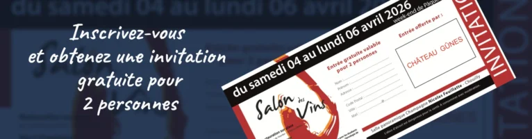 Château Gûnes au Salon des Vins de Chouilly 2026