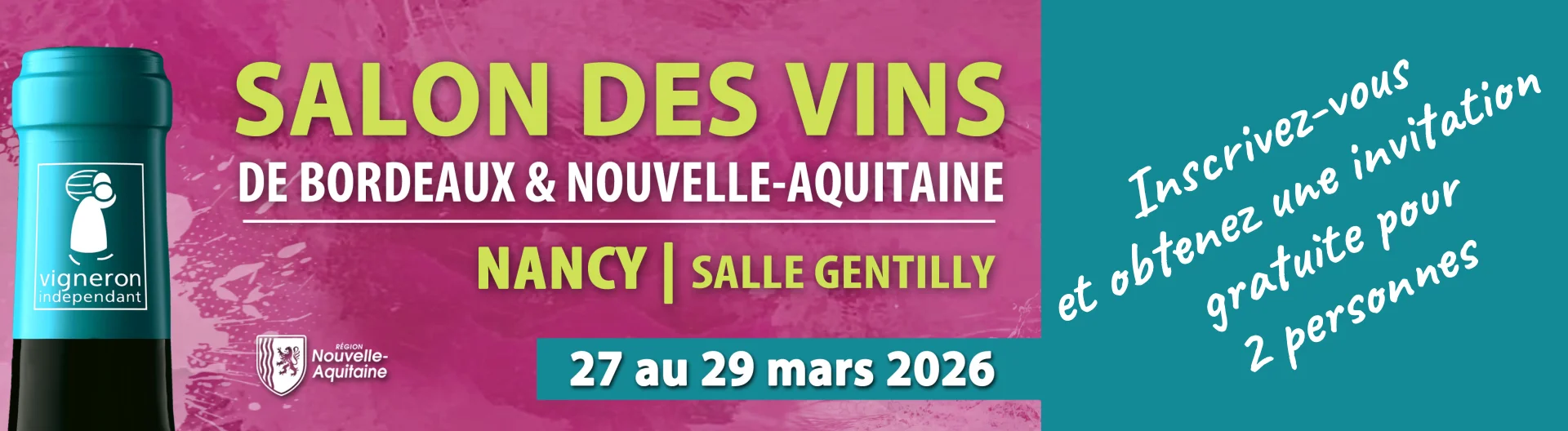 Château La Croix des Gûnes at the 16th Salon des Vins des Vignerons Indépendants in Nancy 2026