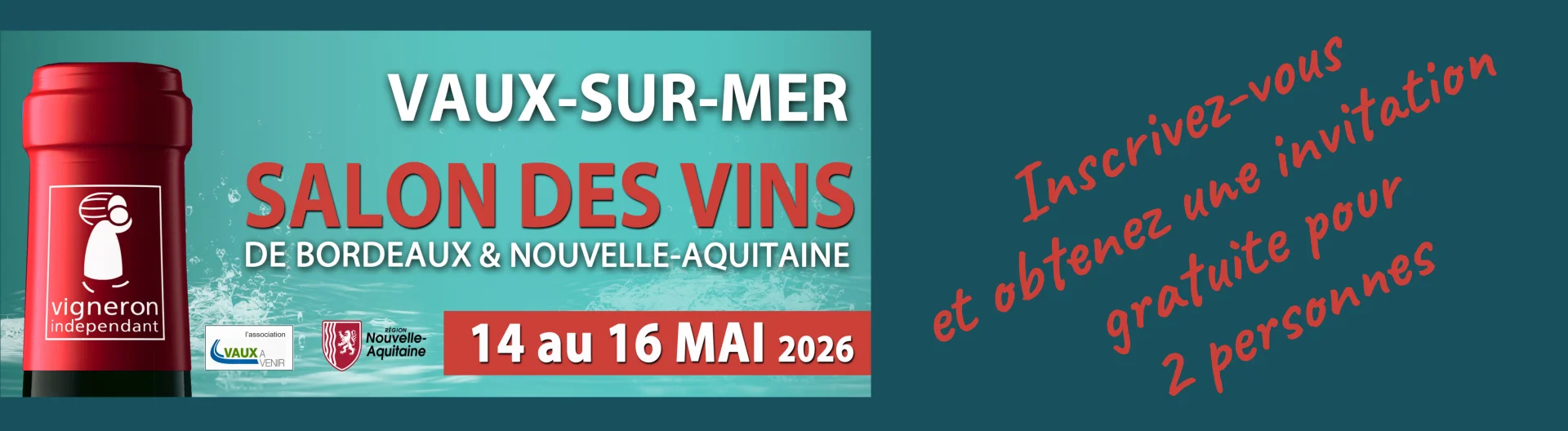 Château La Croix des Gûnes at 14th Salon des Vins des Vignerons Indépendants in Vaux-sur-Mer 2026